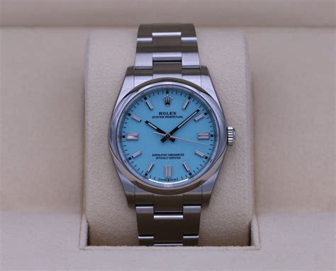 tiffany blue 36mm rolex|Rolex tiffany blue 36mm price.